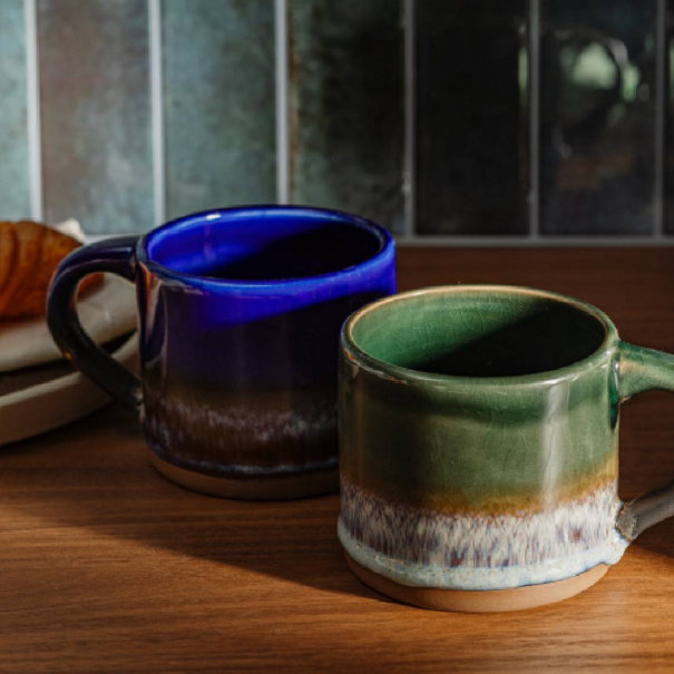 Sass & Belle Marlowe Mug Olive/Brown