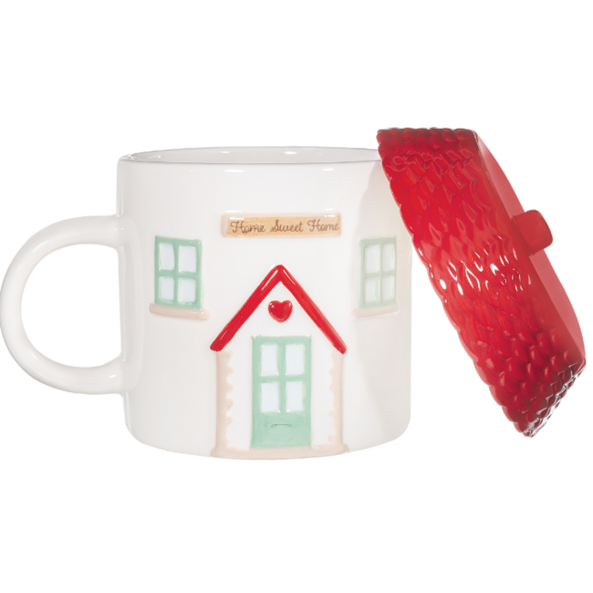 House Shaped Mug with Lid