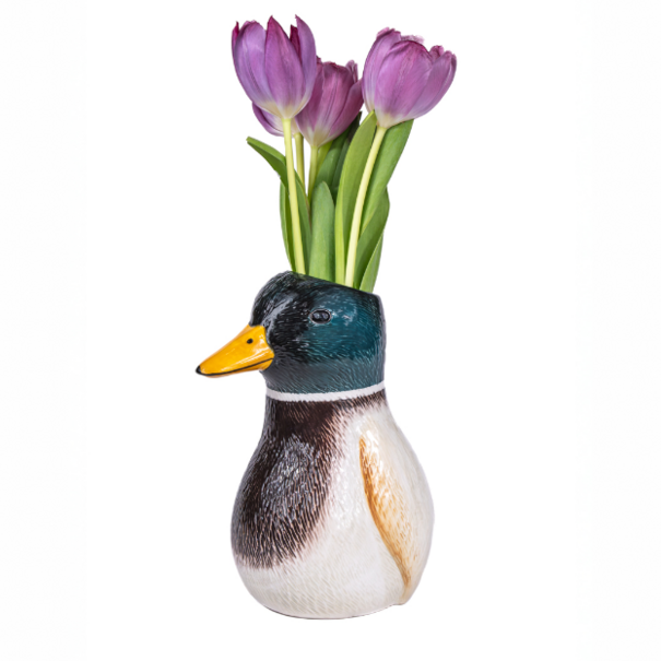 Sass & Belle Mallard Duck Shaped Vase