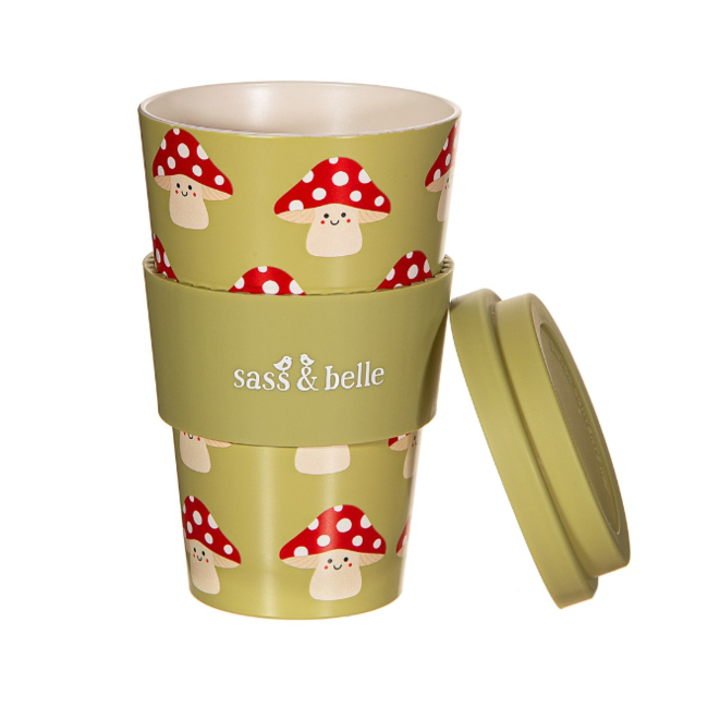 Mushroom Travel Coffee Cup