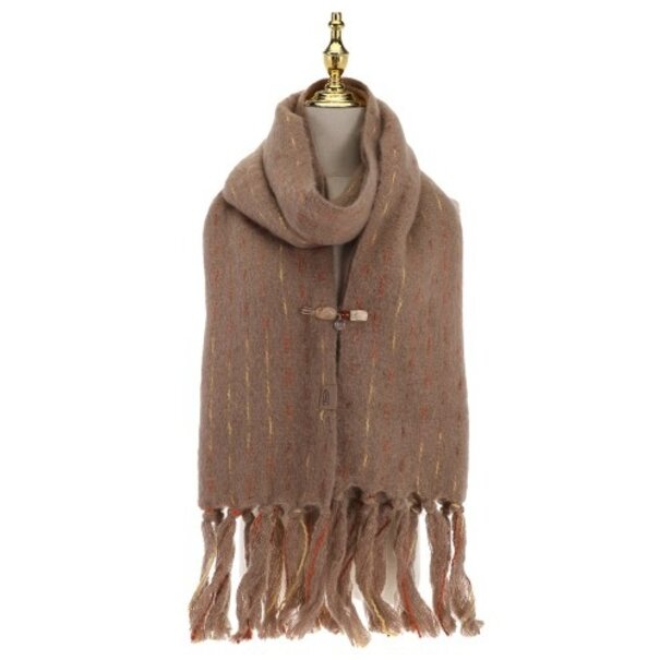 I'm DUTCH Sens sjaal kahki