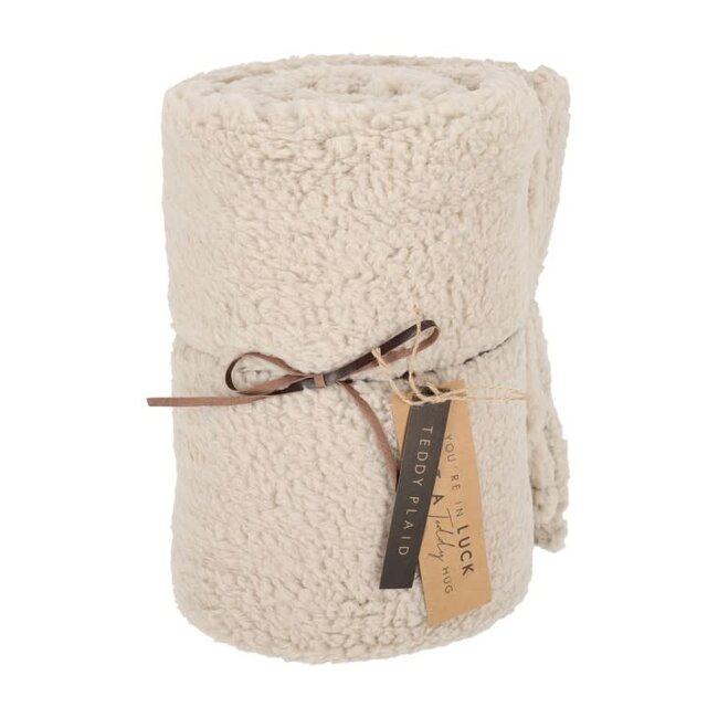 Jens Living Teddy Plaid Taupe