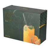 Cocktailglazen met Rietjes (set van 2)