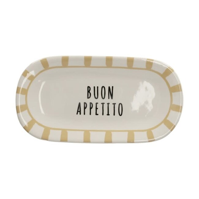 Buon Appetito Serveerbord taupe