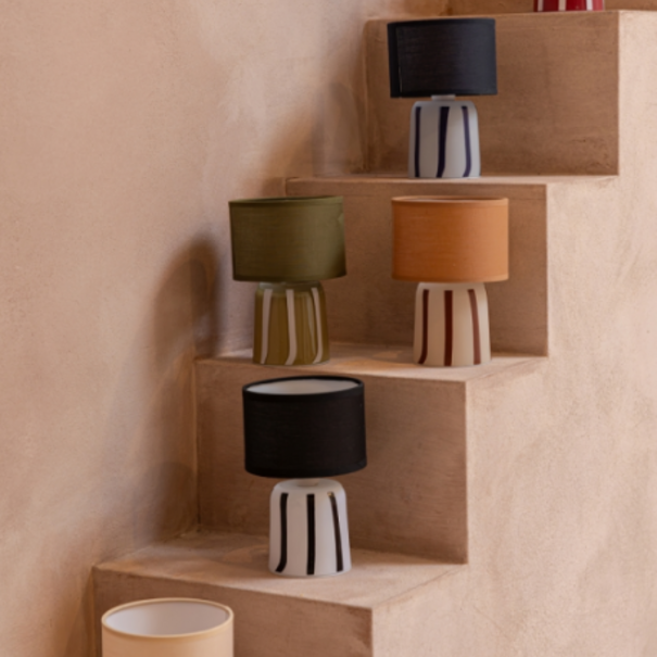 Jens Living LED Tafellamp Lily Bruin