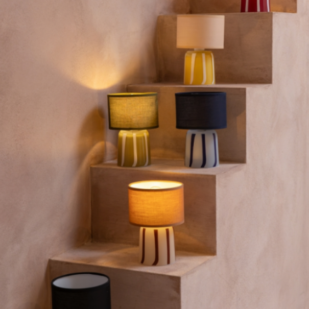 Jens Living LED Tafellamp Lily Bruin