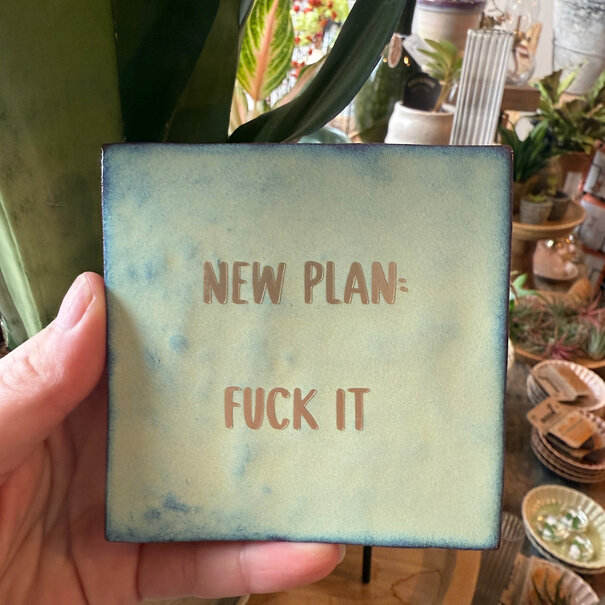 Mevrouw Potjes Tegel | Fuck it