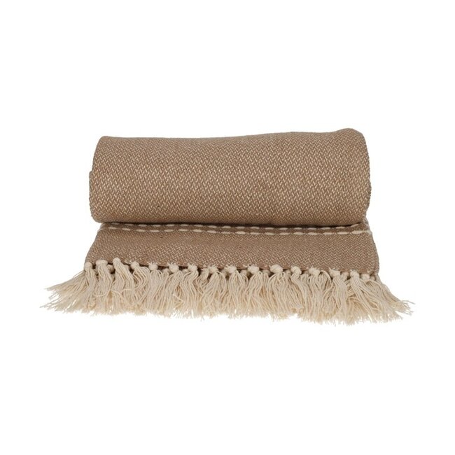 Recycled Cotton Plaid Juul beige