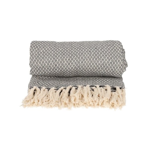 Jens Living Basic Recycled Cotton Plaid grijs