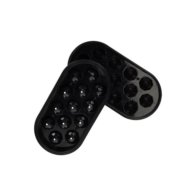 IJsblokjesvorm Diamant zwart