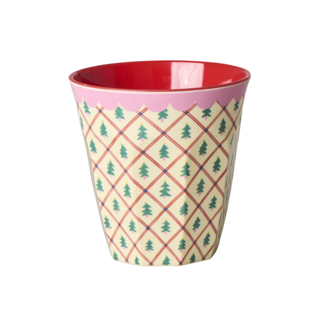 Rice Melamine Cup - Diamond Christmas Tree