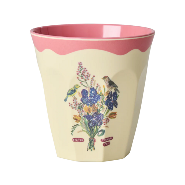 Rice Melamine Cup Nathalie Lété - Neon Pink