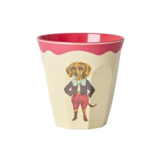 Rice Melamine Cup Nathalie Lété - Red Kiss