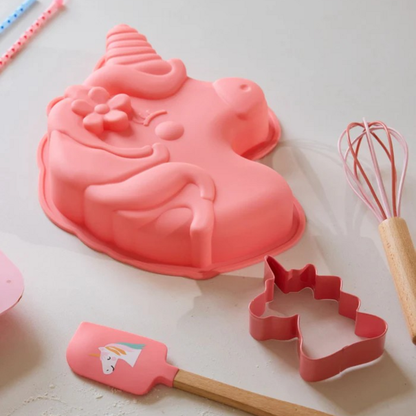 Rice Baking Set Unicorn Love Colors (set of 4)