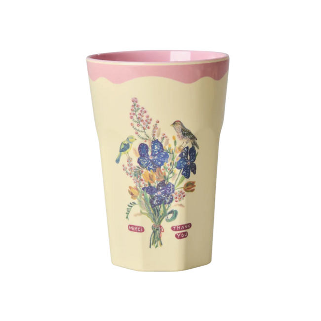 Melamine Tall Cups Nathalie Lété - Pink