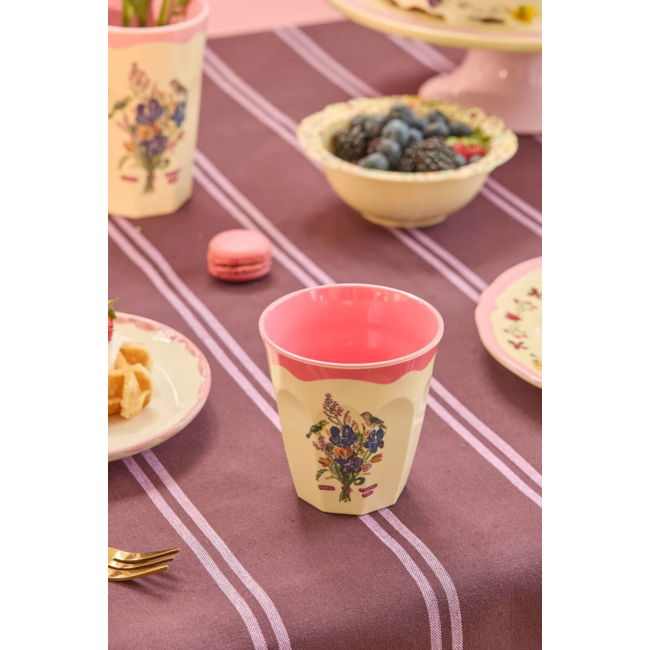 Melamine Cup Nathalie Lété - Neon Pink