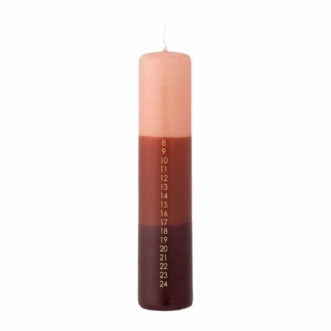 Dip Dye Candle, Red, Paraffin