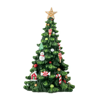 Bloomingville Eddy Deco Light, Green, Polyresin