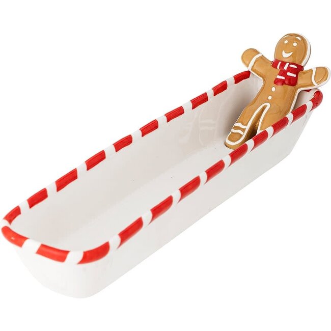 Bloomingville Ginnie Bowl, Brown, Ceramic