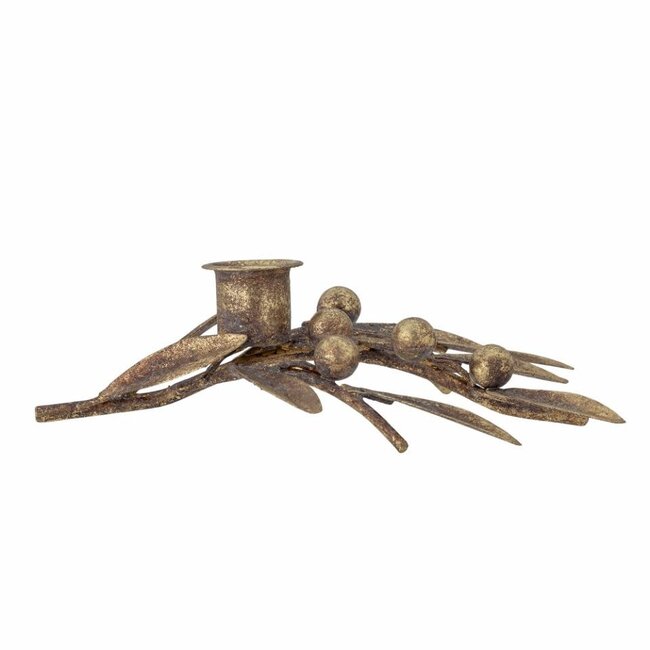 Bloomingville Mirabel Candle Holder, Gold, Metal