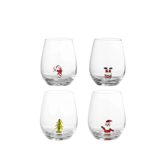 Bloomingville Misa Drinking Glass, Clear (set of 4)