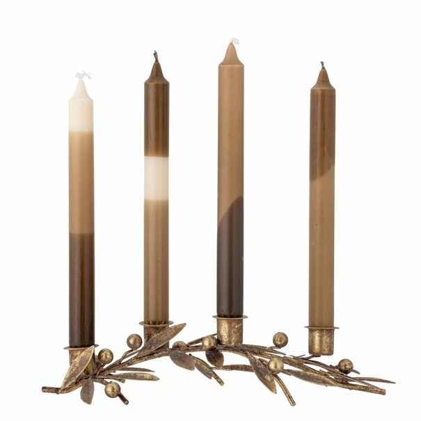 Bloomingville Mirabel Candle Holder, Gold, Metal