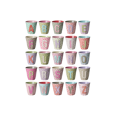 Melamine Alphabet Cup | Flowers