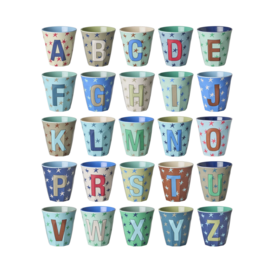 Melamine Alphabet Cup | Stars