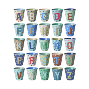 Melamine Alphabet Cup | Stars