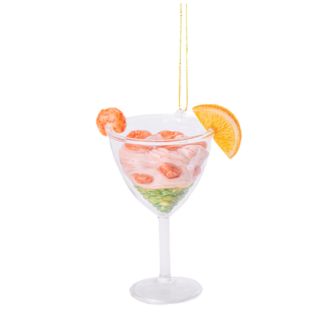 Prawn Cocktail Shaped Bauble
