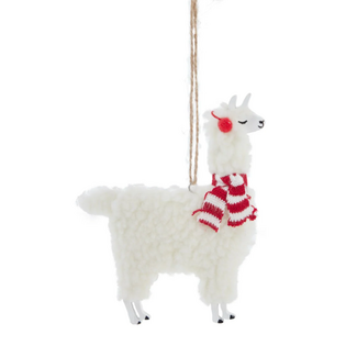 Sass & Belle Festive Llama Hanging Decoration