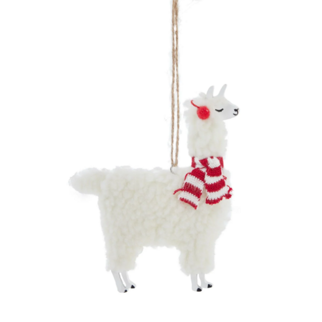 Sass & Belle Festive Llama Hanging Decoration