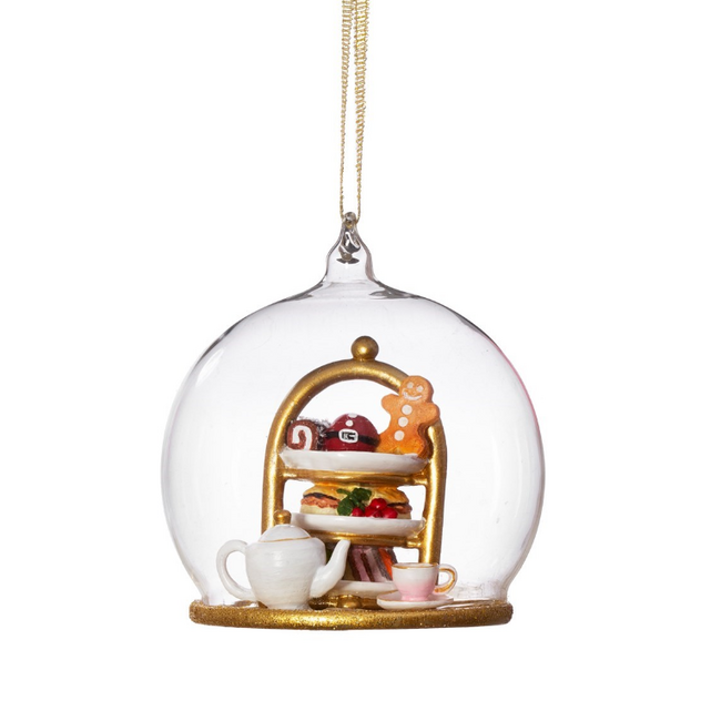 Christmas Tea Dome Bauble