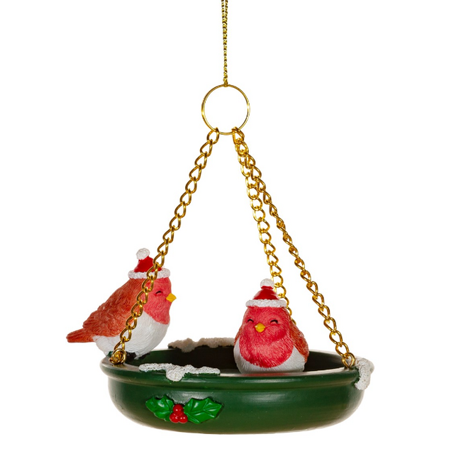 Sass & Belle Bird Bath Hanging Decoration