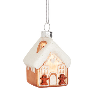 Sass & Belle Gingerbread House Shaped Bauble