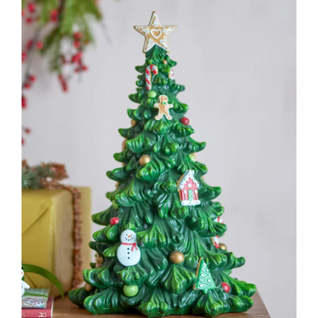 Eddy Deco Light, Green, Polyresin