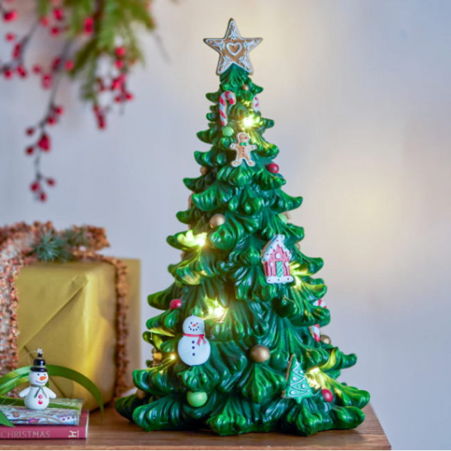 Eddy Deco Light, Green, Polyresin