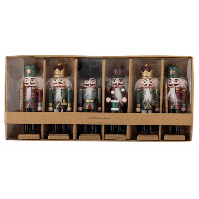 Nikita Ornament, Green (set of 6)