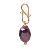 Garnet Faceted Gemstone Pendant