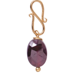 Garnet Faceted Gemstone Pendant