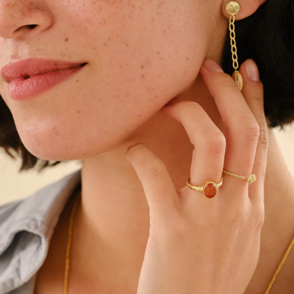 A beautiful story Certain Carnelian Ring