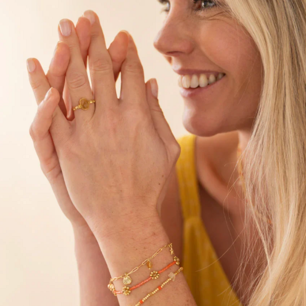 A beautiful story Certain Citrine Ring