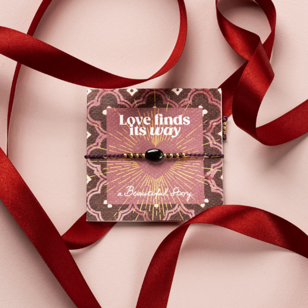 A beautiful story Gemstone card Love Finds Its Way