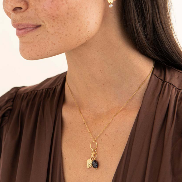 A beautiful story Garnet Faceted Gemstone Pendant