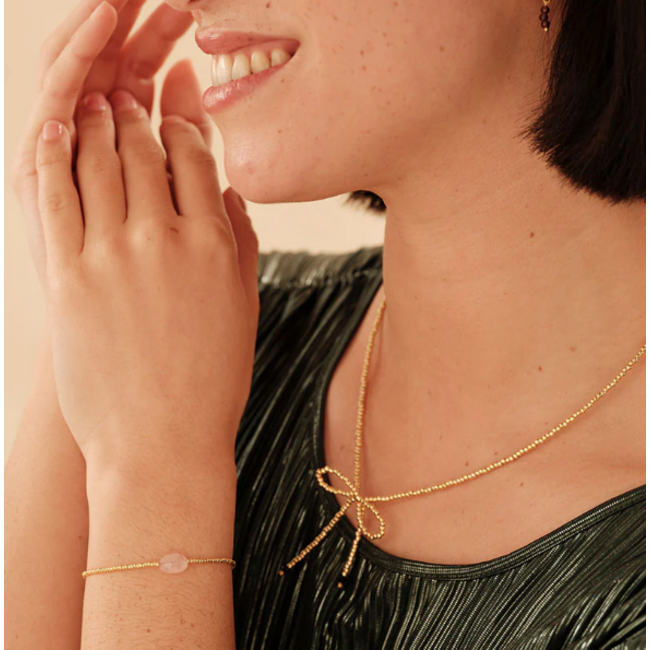 Secret Rose Quartz Bracelet