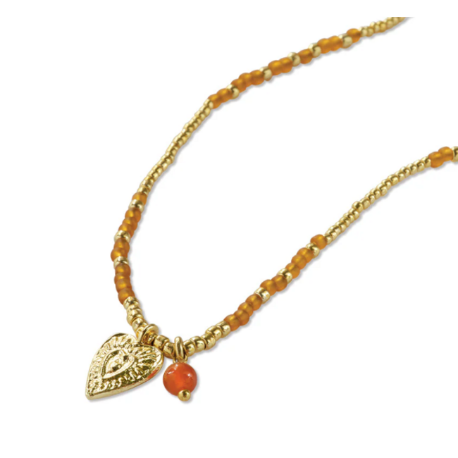 Honored Carnelian Necklace