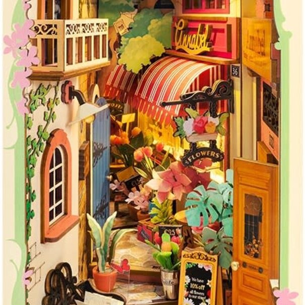 Robotime Book Nook Floral Corner