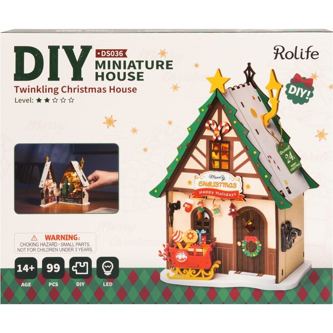 Twinkling Christmas House