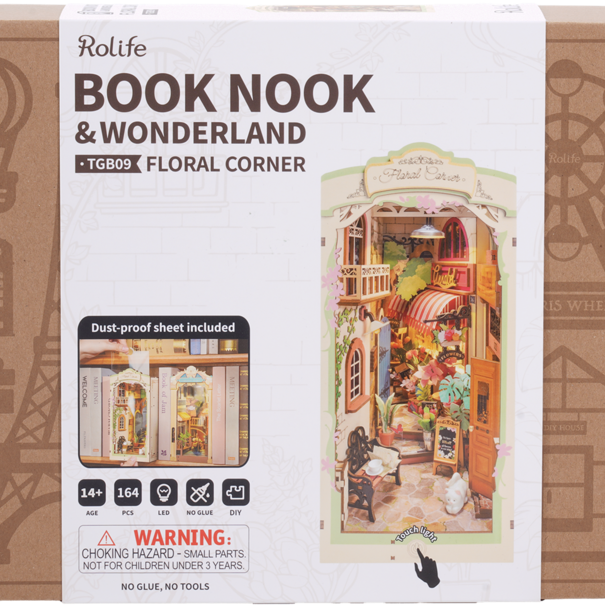 Robotime Book Nook Floral Corner