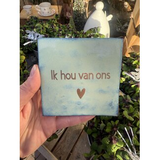 Tegel | Ik hou van ons